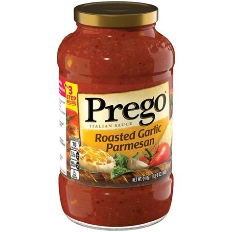 How many sugar are in prego pasta, mushroom and parmesan italian sauce, ready-to-serve - calories, carbs, nutrition