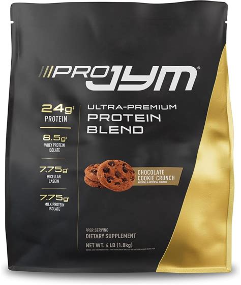 How many sugar are in pro jym protein - chocolate cookie crunch - calories, carbs, nutrition