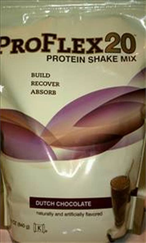 How many sugar are in proflex 20~dutch chocolate - calories, carbs, nutrition