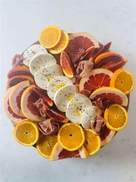 How many sugar are in prosciutto/mozz/citrus tapenade - calories, carbs, nutrition