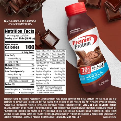 How many sugar are in protein chocolate shake - calories, carbs, nutrition