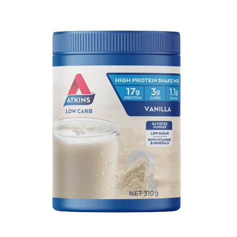 How many sugar are in protein shake mix, vanilla - calories, carbs, nutrition