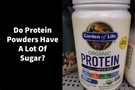 How many sugar are in protien powder - calories, carbs, nutrition