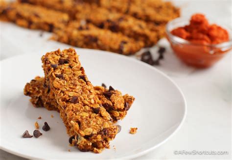 How many sugar are in pumpkin granola bar - calories, carbs, nutrition