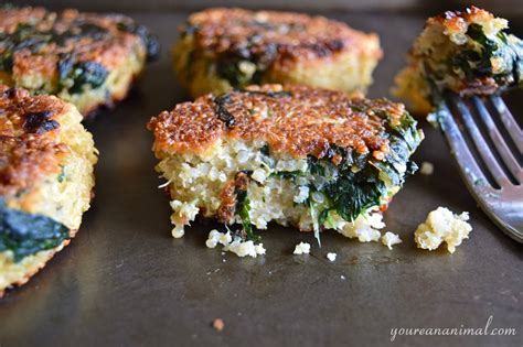 How many sugar are in quinoa spinach patties - calories, carbs, nutrition