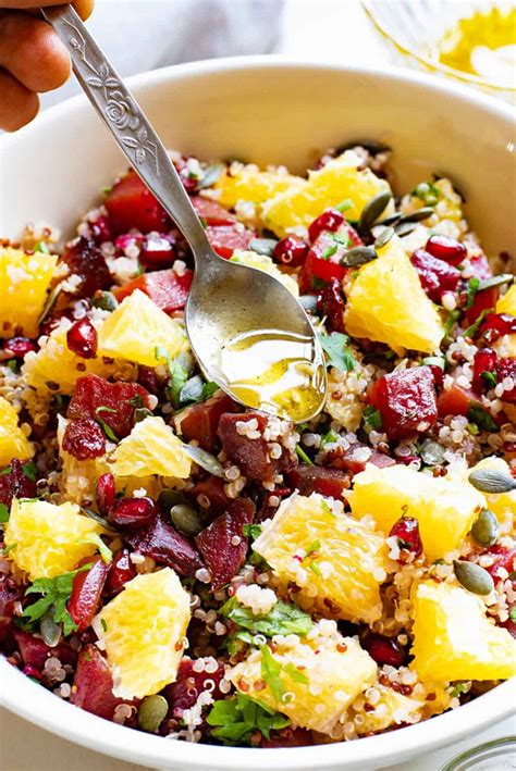 How many sugar are in quinoa with honey orange and almond (29239.0) - calories, carbs, nutrition