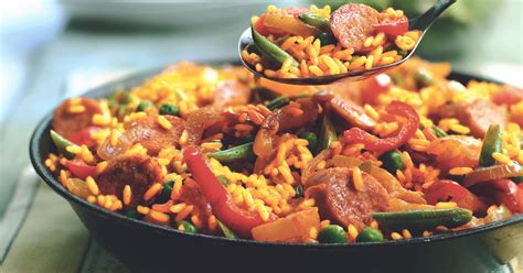 How many sugar are in quorn paella with vine tomato salad - calories, carbs, nutrition