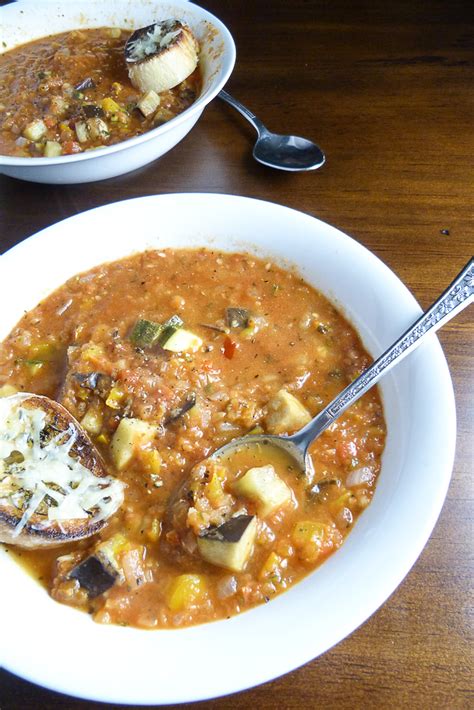 How many sugar are in ratatouille soup - calories, carbs, nutrition