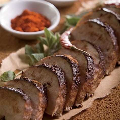 How many sugar are in red chile rubbed pork loin - calories, carbs, nutrition