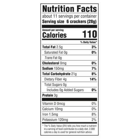 How many sugar are in reduced fat cream crackers - calories, carbs, nutrition