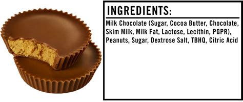 How many sugar are in reese's - calories, carbs, nutrition