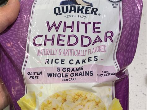 How many sugar are in rice cake white cheddar - calories, carbs, nutrition