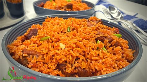 How many sugar are in rice white beef jollof 12 oz - calories, carbs, nutrition