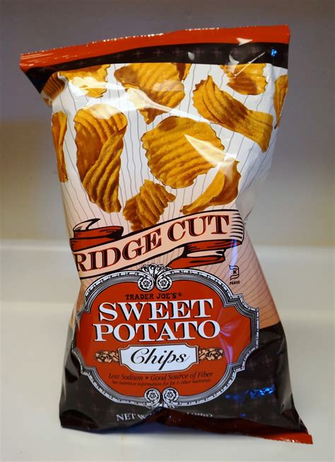 How many sugar are in ridge cut sweet potato chips - calories, carbs, nutrition