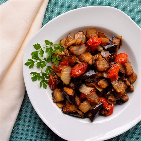 How many sugar are in roasted balsamic eggplant - calories, carbs, nutrition