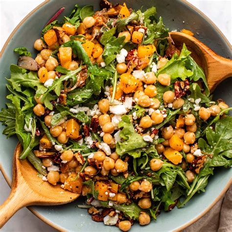 How many sugar are in roasted butternut squash salad - calories, carbs, nutrition