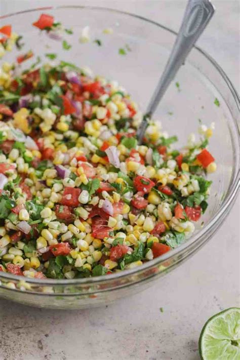 How many sugar are in roasted corn salsa - calories, carbs, nutrition