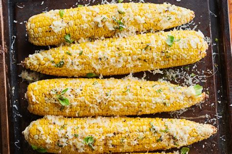 How many sugar are in roasted corn with parmesan - calories, carbs, nutrition