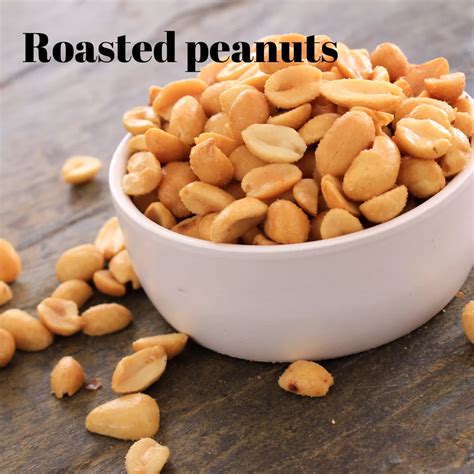How many sugar are in roasted peanut - calories, carbs, nutrition