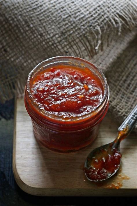 How many sugar are in roasted red pepper jam - calories, carbs, nutrition