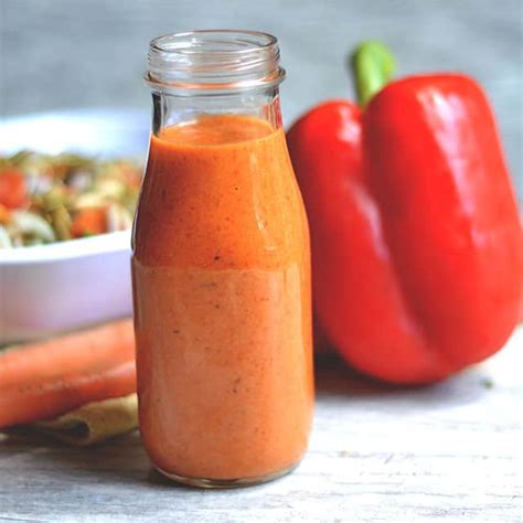 How many sugar are in roasted red pepper vinaigrette - calories, carbs, nutrition