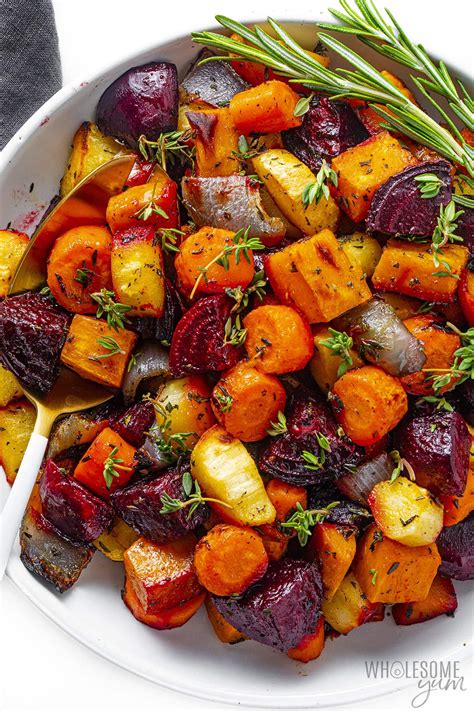 How many sugar are in roasted root vegetables - calories, carbs, nutrition