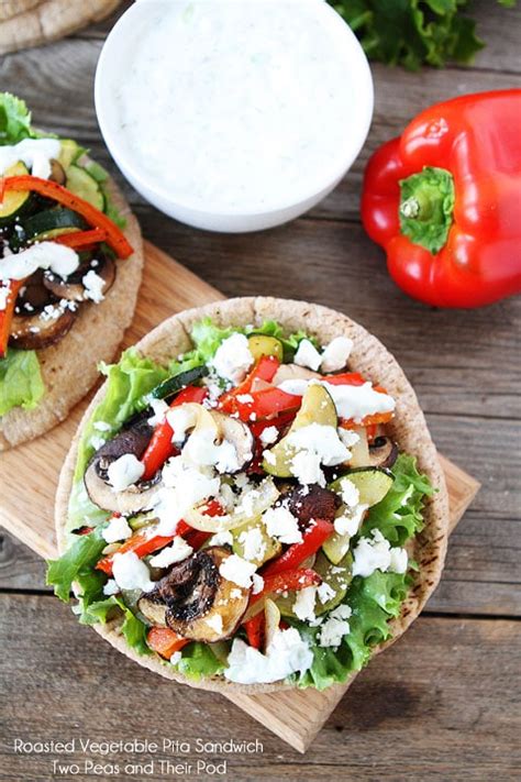 How many sugar are in roasted vegetable, feta pita - calories, carbs, nutrition