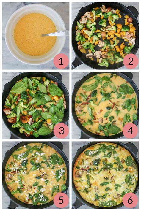 How many sugar are in roasted vegetable frittata - calories, carbs, nutrition