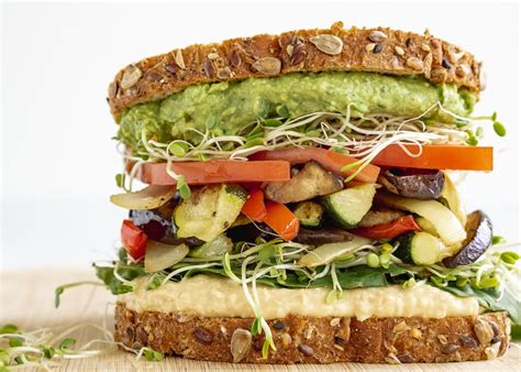 How many sugar are in roasted vegetable multi-grain sandwich - calories, carbs, nutrition