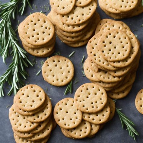 How many sugar are in rosemary crackers - calories, carbs, nutrition