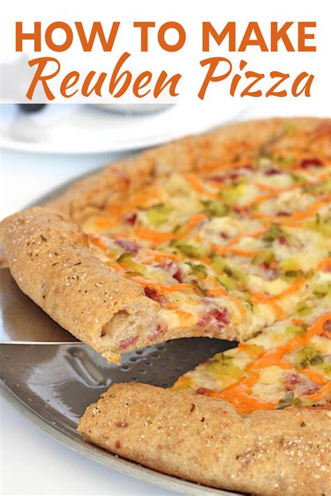 How many sugar are in rueben pizza wheat crust - calories, carbs, nutrition