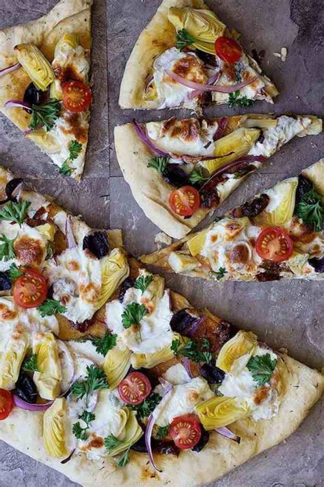 How many sugar are in rustic mediterranean pizza - calories, carbs, nutrition