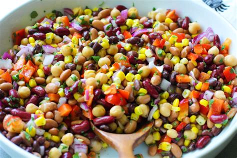 How many sugar are in salad, four bean (bostwick) - calories, carbs, nutrition