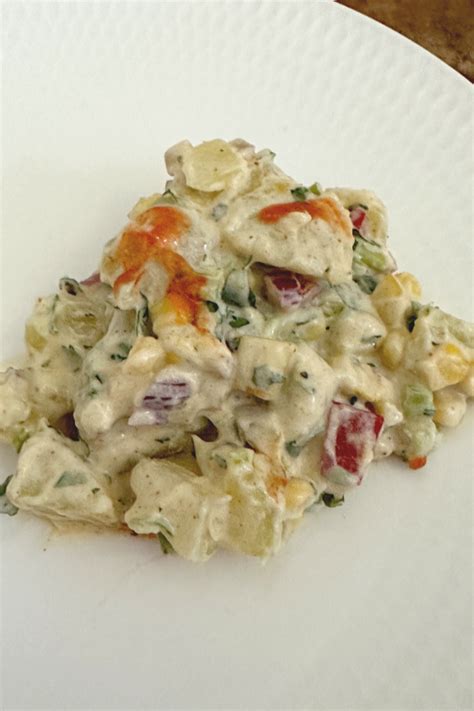 How many sugar are in salad potato red steamed southwestern feta 4 oz - calories, carbs, nutrition