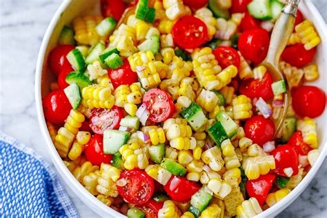 How many sugar are in salad summer corn tomato & edamame 1 oz - calories, carbs, nutrition