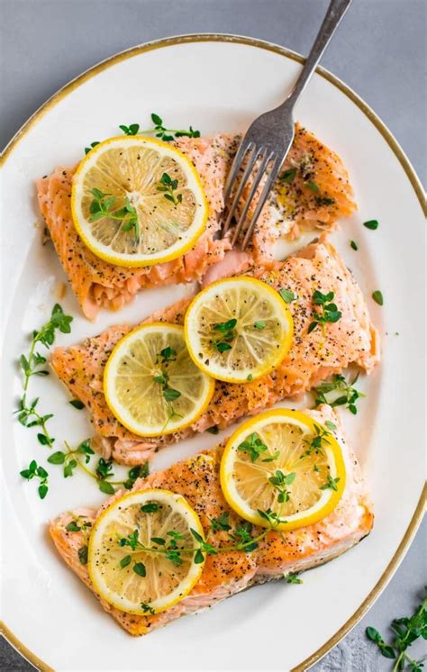 How many sugar are in salmon 4 oz fresh simply grilled lemon plate - calories, carbs, nutrition