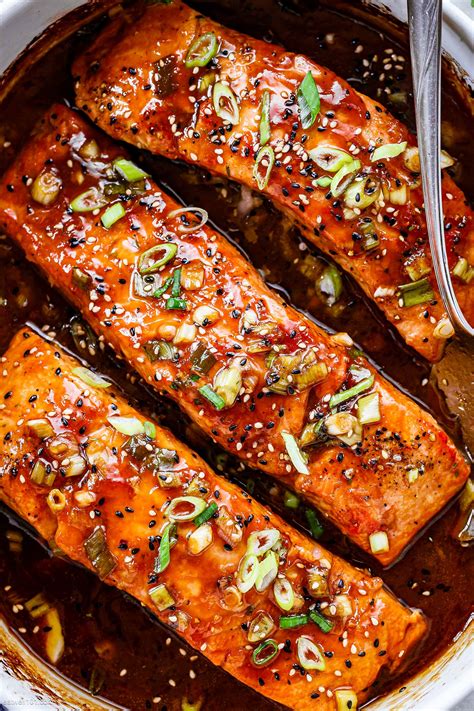 How many sugar are in salmon teriyaki - calories, carbs, nutrition