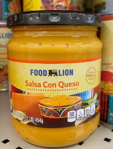 How many sugar are in salsa con queso - calories, carbs, nutrition