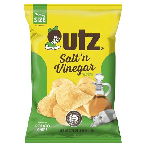 How many sugar are in salt 'n vinegar potato chips - calories, carbs, nutrition