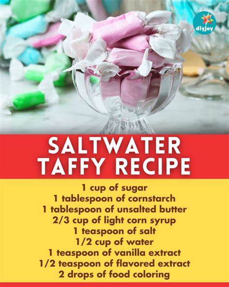 How many sugar are in salt water taffy - calories, carbs, nutrition