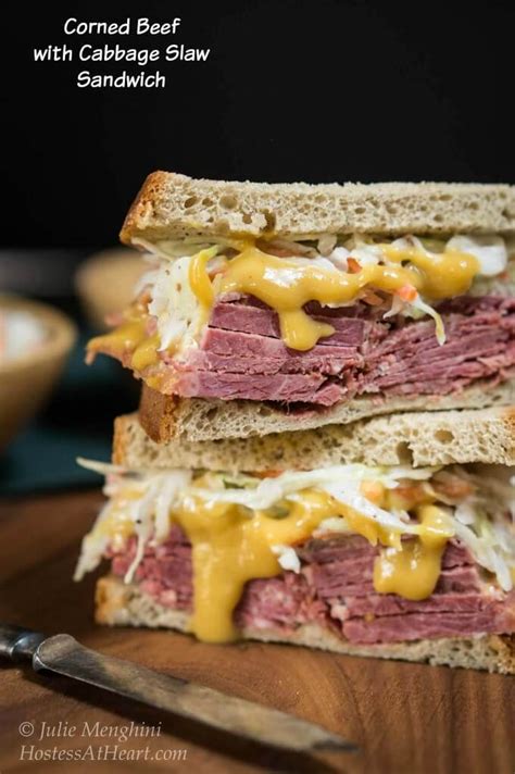 How many sugar are in sand corned beef jalapeno cilantro slaw swiss rye - calories, carbs, nutrition