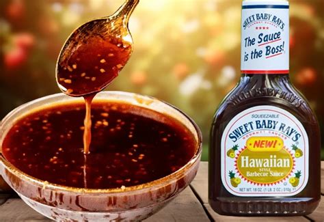 How many sugar are in sauce bbq hawaiian 1 oz ladle - calories, carbs, nutrition