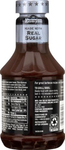 How many sugar are in sauce bbq kansas city conv 1 oz ladle - calories, carbs, nutrition