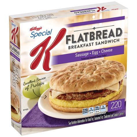 How many sugar are in sausage, egg, and cheese flatbread - calories, carbs, nutrition