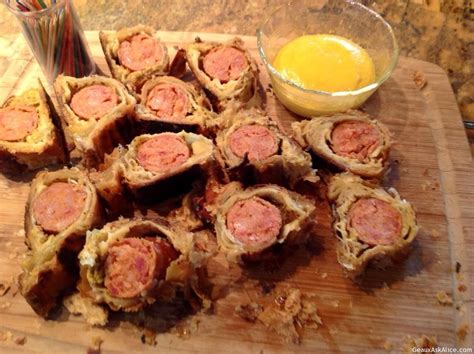 How many sugar are in sausage en croute - calories, carbs, nutrition