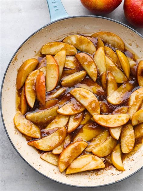 How many sugar are in sauteed apples with ginger - calories, carbs, nutrition