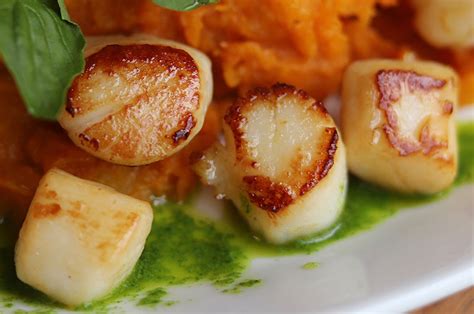 How many sugar are in sauteed bay scallops - calories, carbs, nutrition
