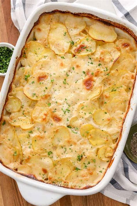 How many sugar are in scalloped potatoes - calories, carbs, nutrition