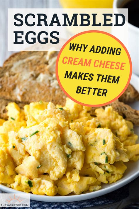 How many sugar are in scrambled eggs with cream cheese - calories, carbs, nutrition