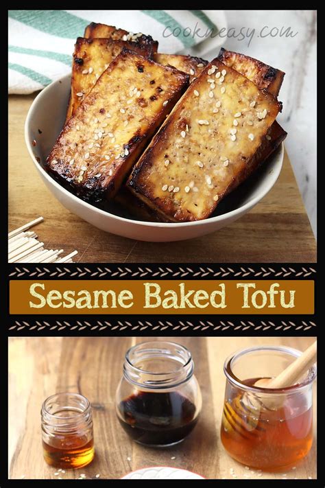 How many sugar are in sesame baked tofu - calories, carbs, nutrition
